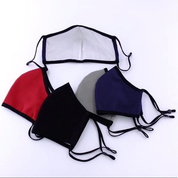 Cotton mask with adjustable earloops. - Picture 4 of 6